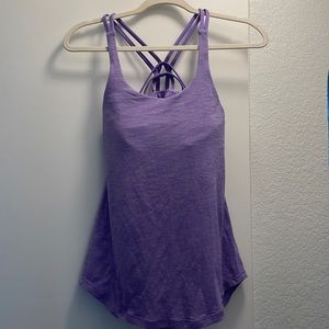 Lululemon workout top with built in bra